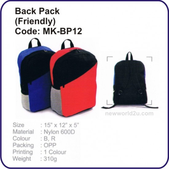 Backpack Bag (Friendly) MK-BP12