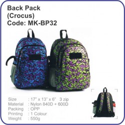 Backpack Bag (Crocus) MK-BP32