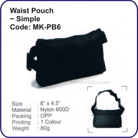 Waist Pouch (Simple) MK-PB6