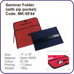 Seminar Folder (with zip pocket) MK-SF44