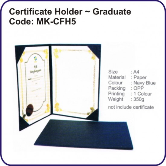 Certificate Holder (Graduate) MK-CFH5