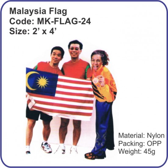 Malaysia Flag 2 x 4