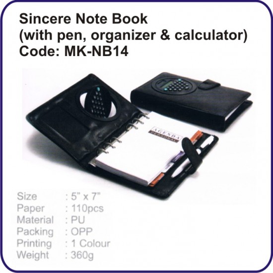 Sincere Note Book MK-NB14