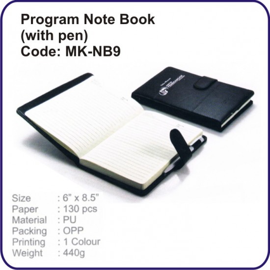 Program Note Book MK-NB9