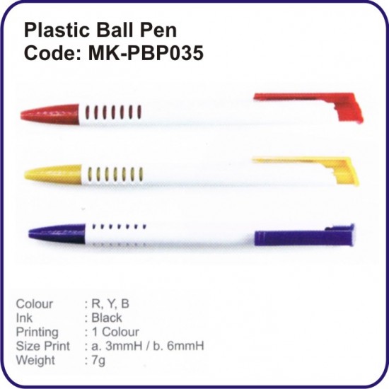 Plastic Ball Pen 