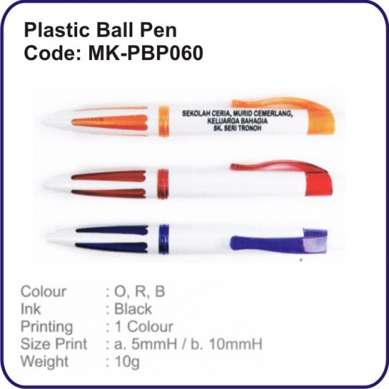 Plastic Ball Pen 