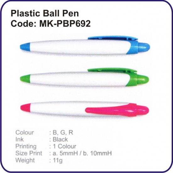 Plastic Ball Pen 