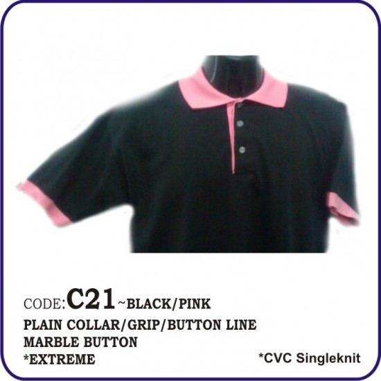 T-Shirt CVC C21 - Black/Pink