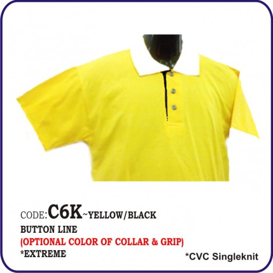 T-Shirt CVC C6K - Yellow/Black