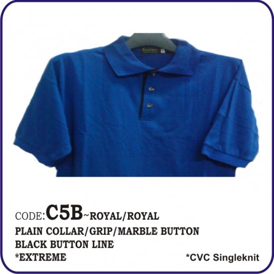 T-Shirt CVC C5B - Royal/Royal