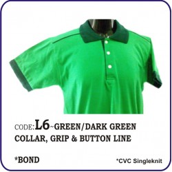 T-Shirt CVC L6 - Green/Dark Green