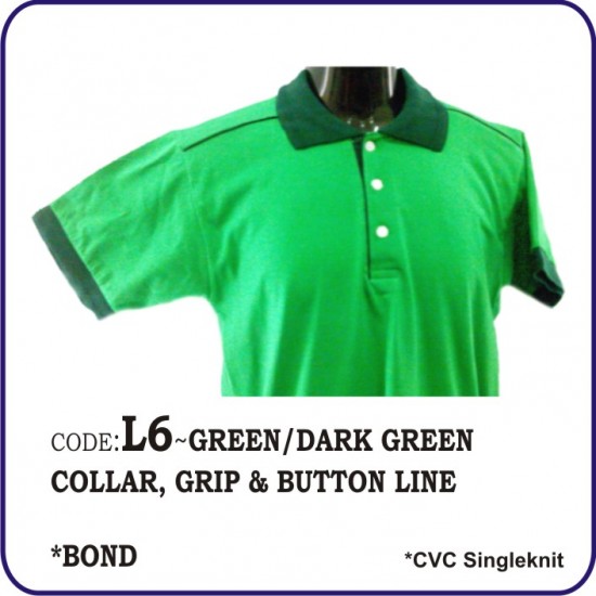 T-Shirt CVC L6 - Green/Dark Green