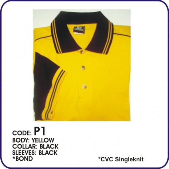 T-Shirt CVC P1 - Yellow/Black