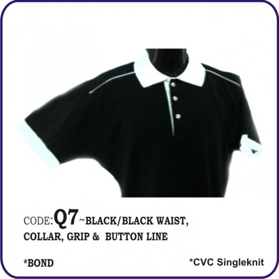 T-Shirt CVC Q7 - Black/Black