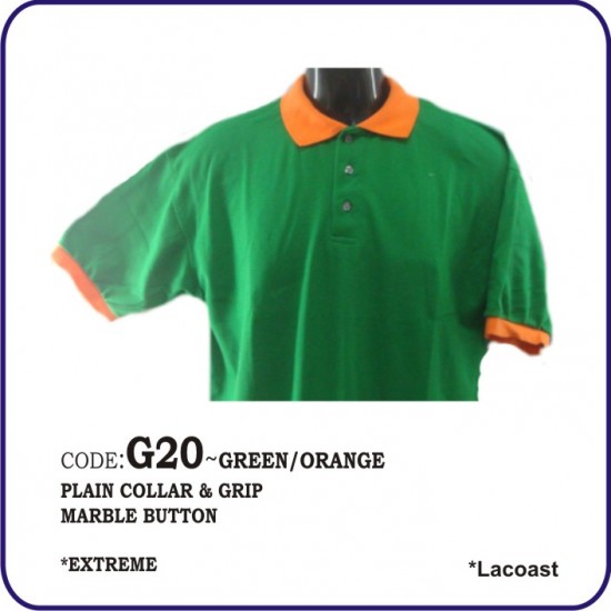 T-Shirt Lacoast G20 - Green/Orange