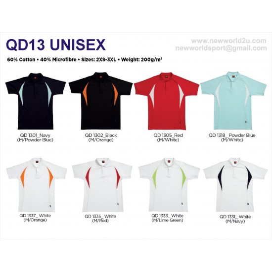 Quickdry Unisex QD13 