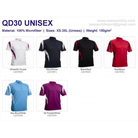 Quickdry Unisex QD30 